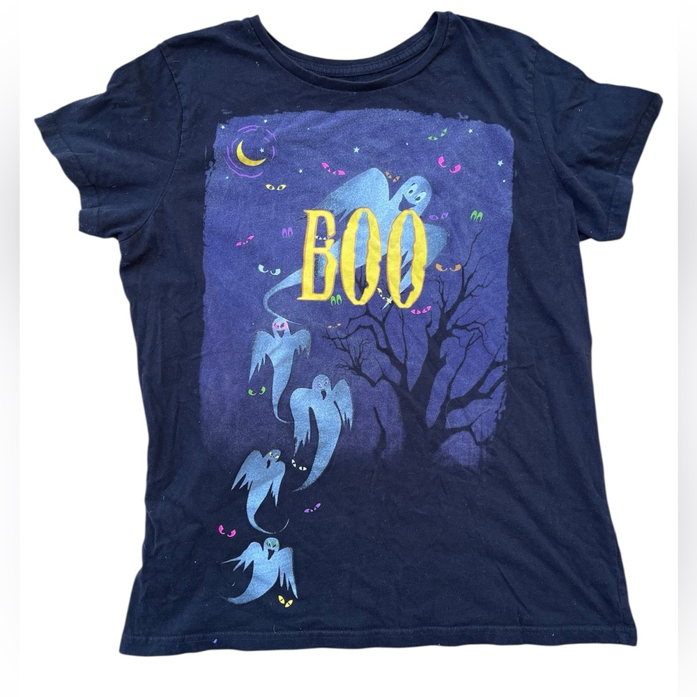 Ghost Halloween Shirt Kids Size XL (16-18)